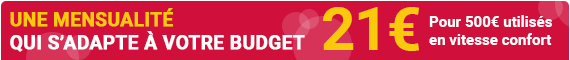 Une mensualité qui s'adapte à votre budget