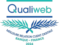 Qualiweb - Meilleure relation client digitale (Banque - Finance) 2024