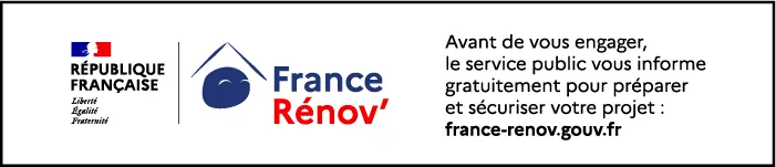 France Rénov' - Avant de vous engager, le service public vous informe gratuitement pour préparer et sécuriser votre projet : france-renov.gouv.fr